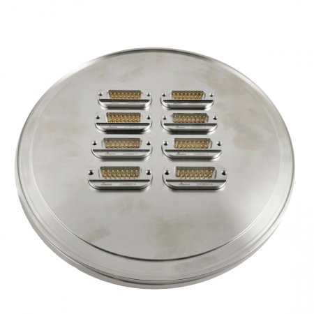 Вакуумные вводы DSUB 15 pin на фланце ISO-K 160